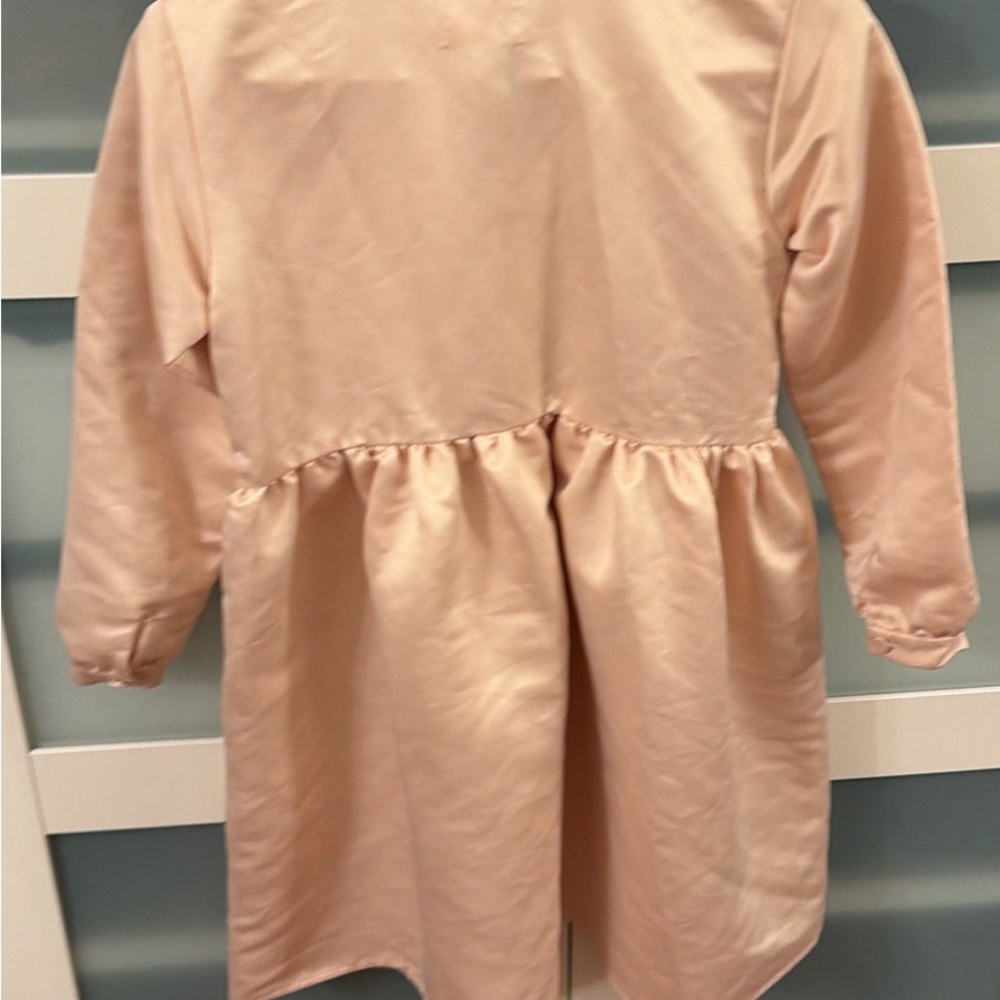 Omamimini Soft Blush Peplum Blouse